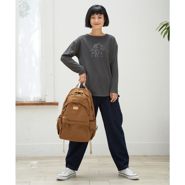 Girlプリントロゴ刺繍ロンT | Lbc with Life | 詳細画像5 