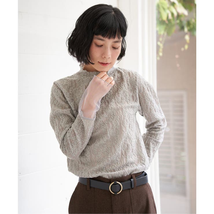 ジャカード切り替えシアーロンT | Lbc with Life | 詳細画像9 