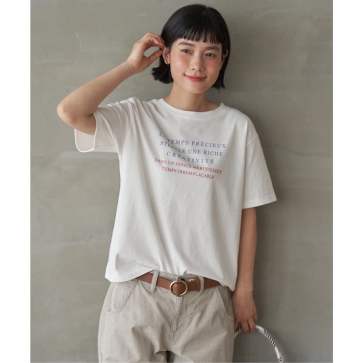 コットンロゴプリントTシャツ | Lbc with Life | 詳細画像5 