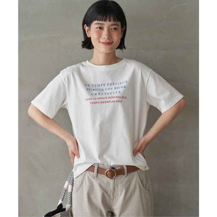 コットンロゴプリントTシャツ | Lbc with Life | 詳細画像6 