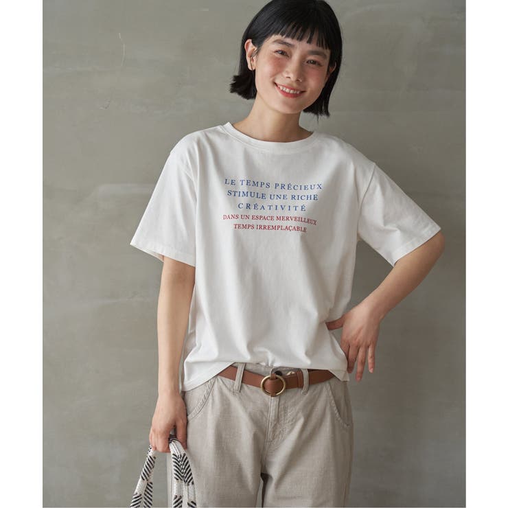 コットンロゴプリントTシャツ | Lbc with Life | 詳細画像7 