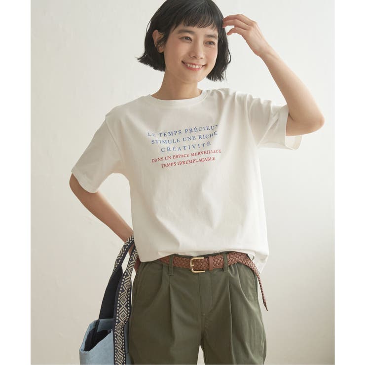 コットンロゴプリントTシャツ | Lbc with Life | 詳細画像1 