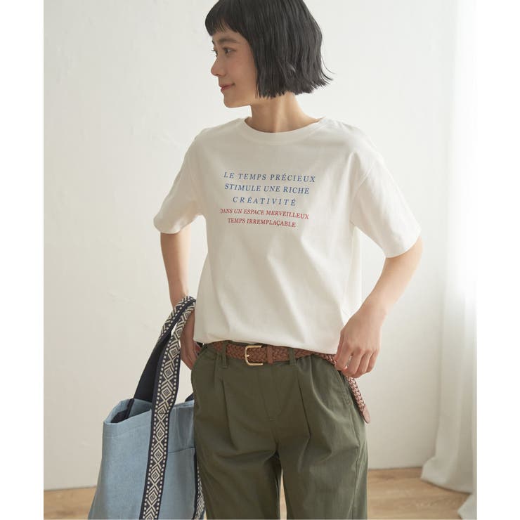 コットンロゴプリントTシャツ | Lbc with Life | 詳細画像2 