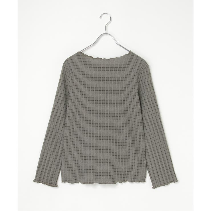 グレー | 楊柳ランダムボーダーロンT | Lbc with Life