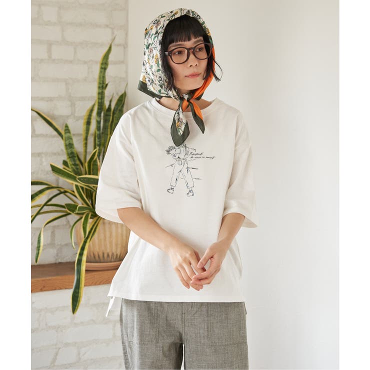 GirlプリントビッグTシャツ | Lbc with Life | 詳細画像6 