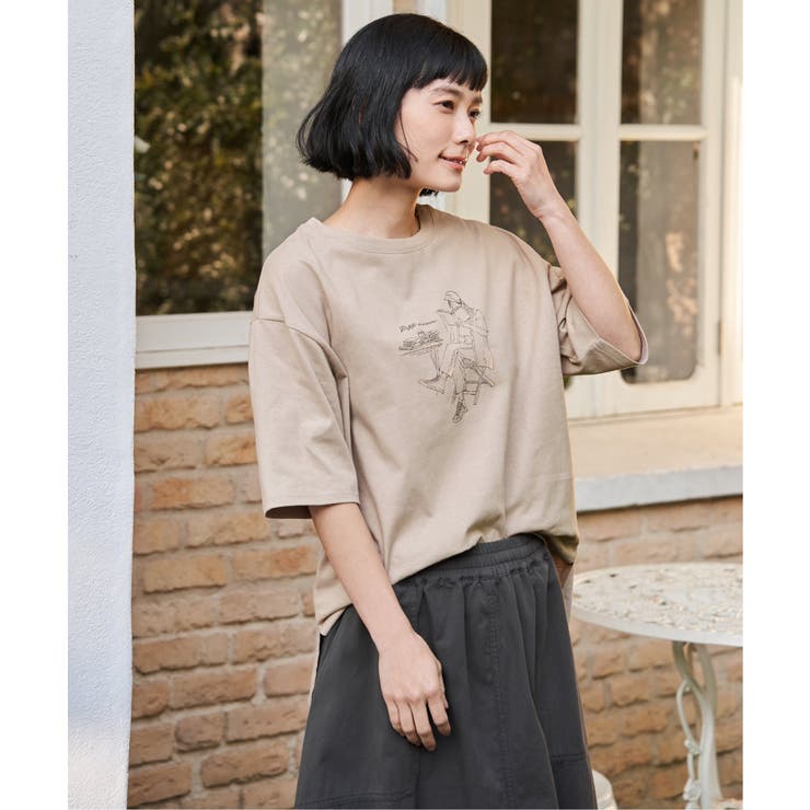 GirlプリントビッグTシャツ | Lbc with Life | 詳細画像14 