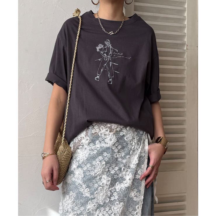 GirlプリントビッグTシャツ | Lbc with Life | 詳細画像18 