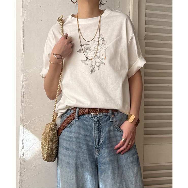 GirlプリントビッグTシャツ | Lbc with Life | 詳細画像21 