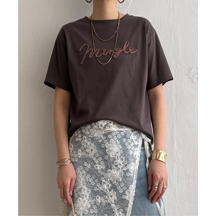 カラーコード刺繍ロゴTシャツ | Lbc with Life | 詳細画像8 