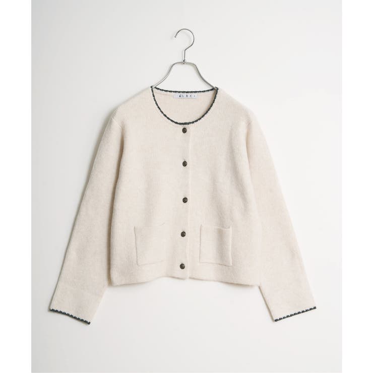 配色ポケットショートカーディガン | Lbc with Life | 詳細画像29 