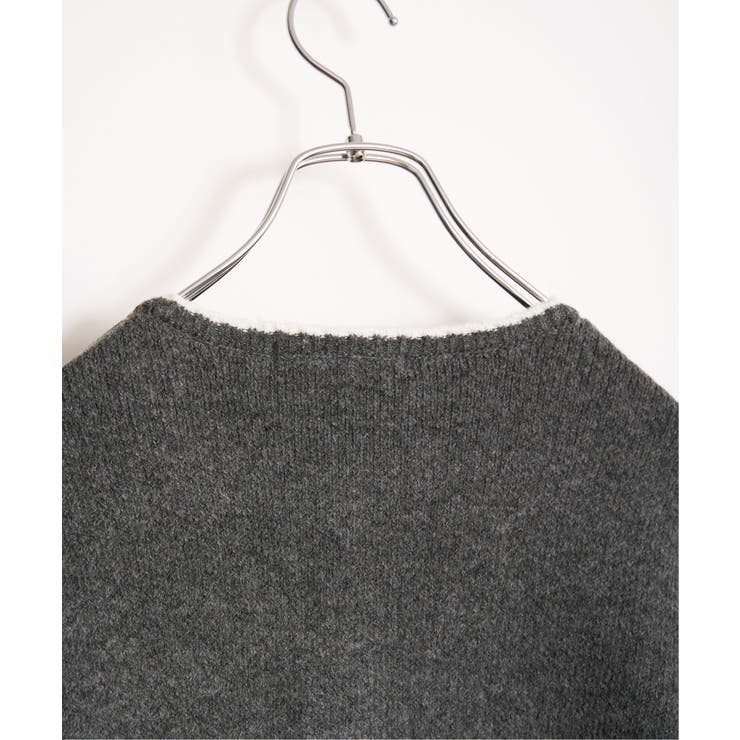 配色ポケットショートカーディガン | Lbc with Life | 詳細画像35 