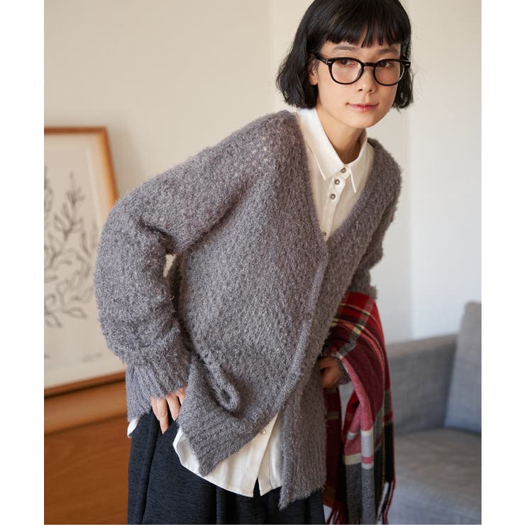 フェザーメッシュカーディガン | Lbc with Life | 詳細画像11 