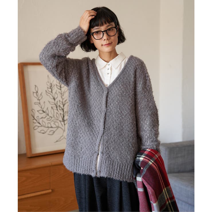 フェザーメッシュカーディガン | Lbc with Life | 詳細画像12 