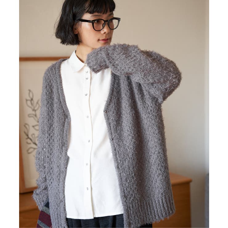 フェザーメッシュカーディガン | Lbc with Life | 詳細画像13 