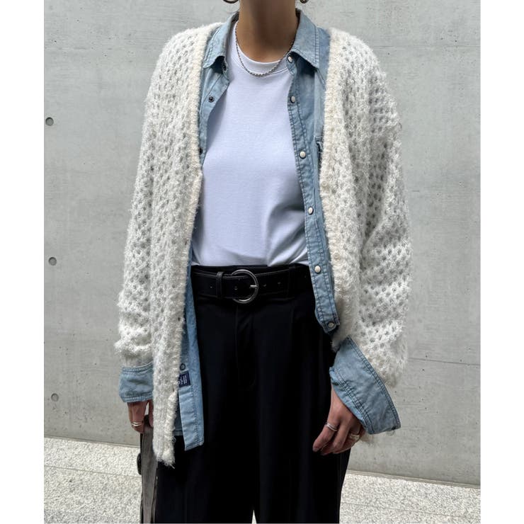 フェザーメッシュカーディガン | Lbc with Life | 詳細画像19 