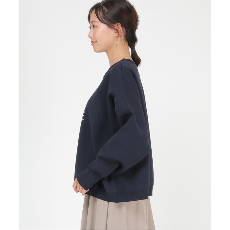 【エルビーシー】ジャカードロゴニット LBC ニット セーター ジャカードロゴニット レディース