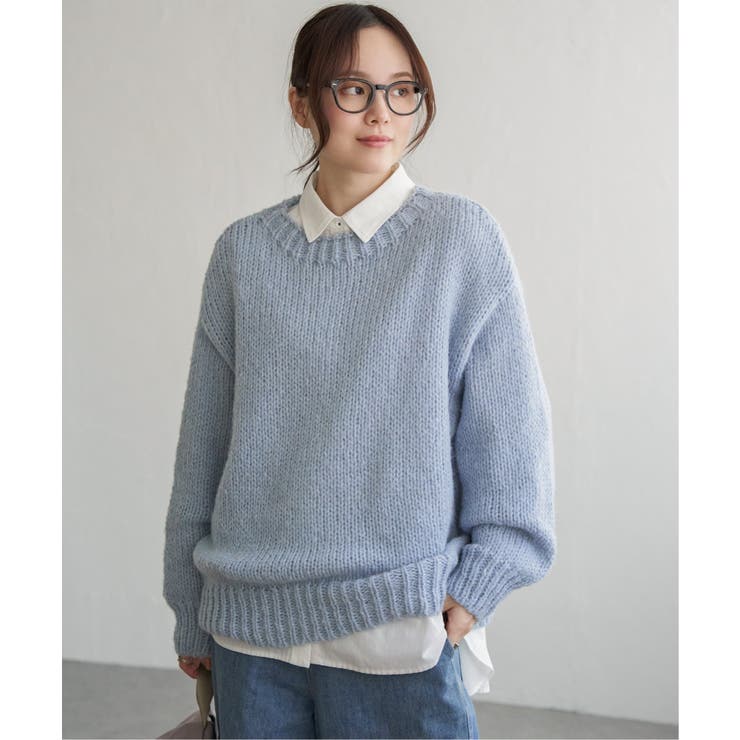 モヘヤタッチオーバサイズニット | Lbc with Life | 詳細画像13 