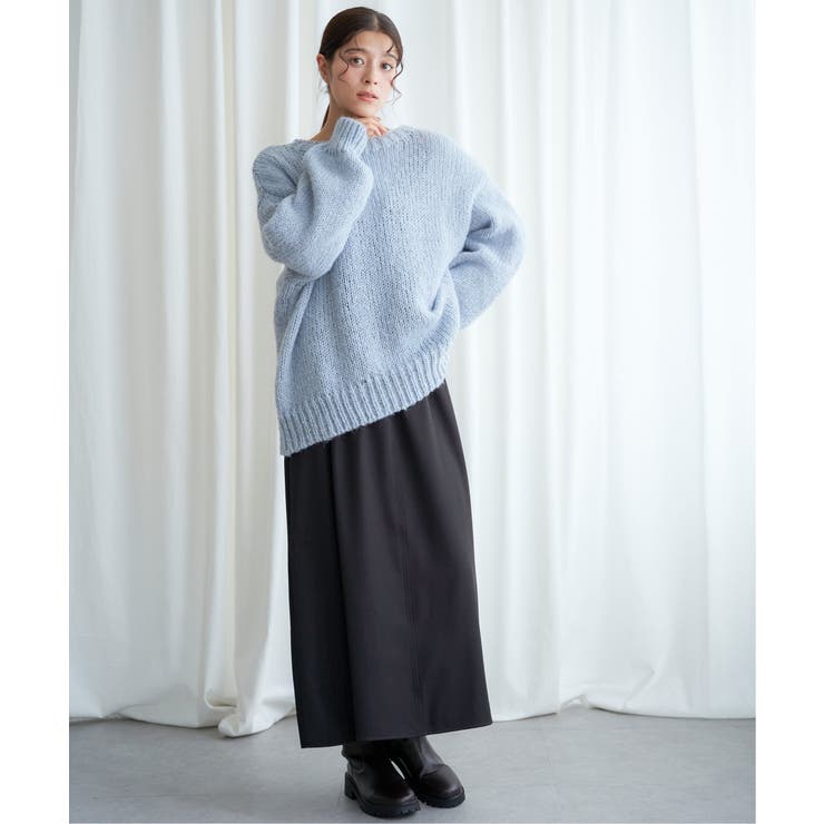 モヘヤタッチオーバサイズニット | Lbc with Life | 詳細画像19 