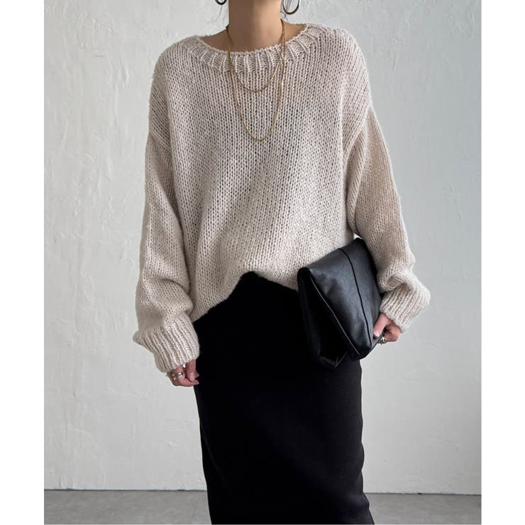 モヘヤタッチオーバサイズニット | Lbc with Life | 詳細画像23 