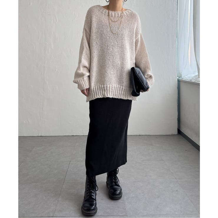 モヘヤタッチオーバサイズニット | Lbc with Life | 詳細画像24 