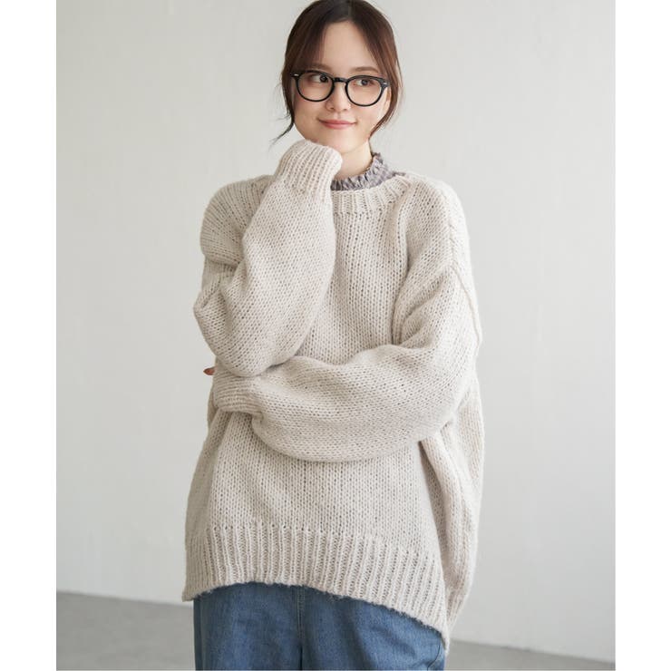 モヘヤタッチオーバサイズニット | Lbc with Life | 詳細画像25 