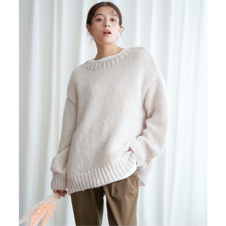 モヘヤタッチオーバサイズニット | Lbc with Life | 詳細画像29 