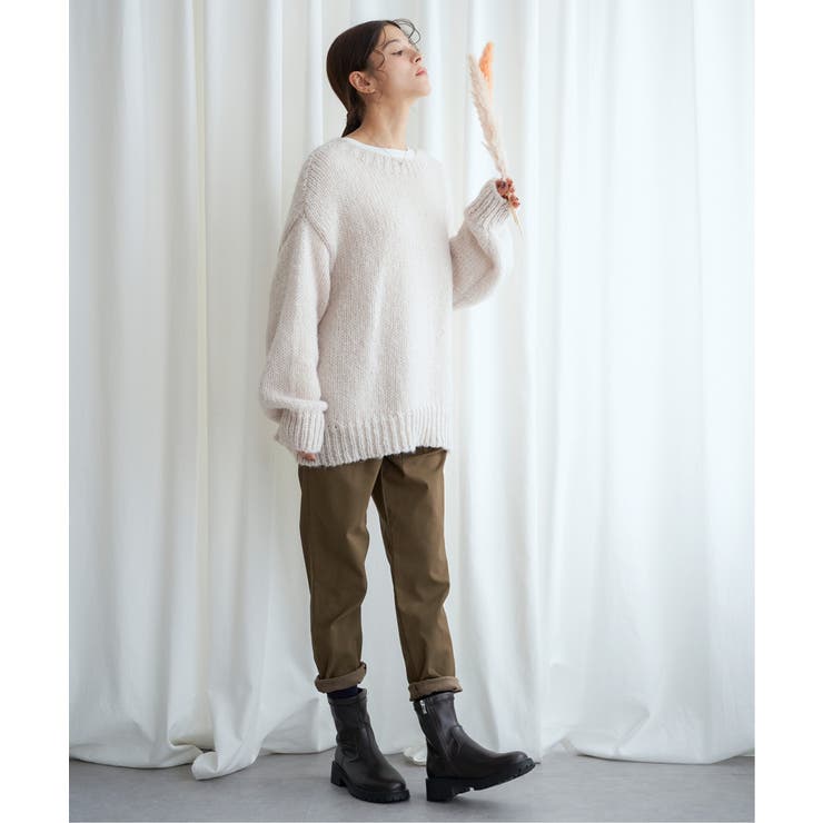 モヘヤタッチオーバサイズニット | Lbc with Life | 詳細画像31 