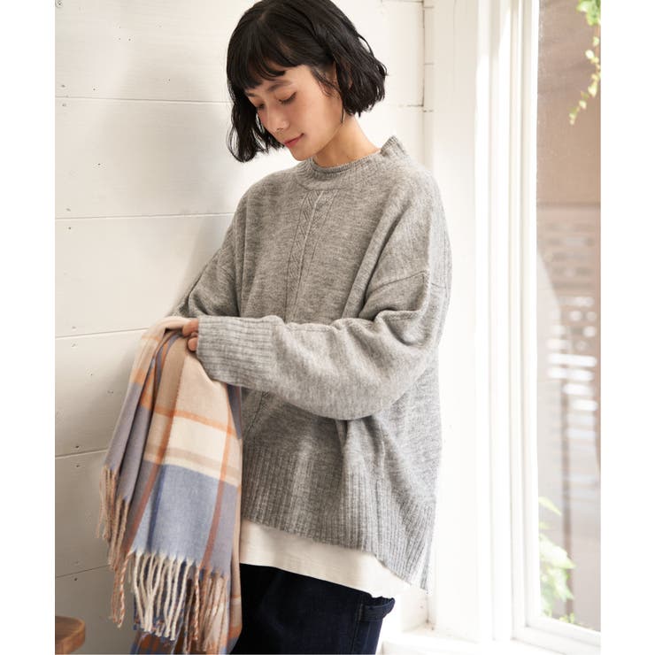 透かしラインバックスリットニット | Lbc with Life | 詳細画像7 