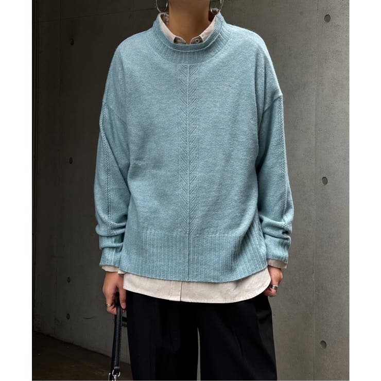 透かしラインバックスリットニット | Lbc with Life | 詳細画像15 