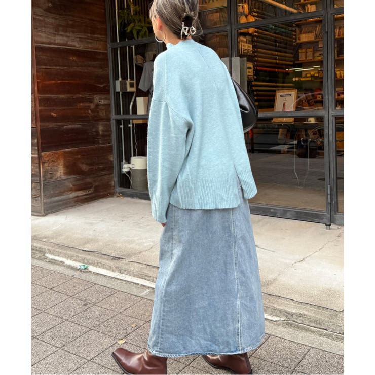 透かしラインバックスリットニット | Lbc with Life | 詳細画像18 