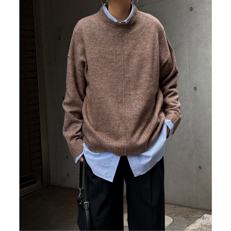 透かしラインバックスリットニット | Lbc with Life | 詳細画像31 