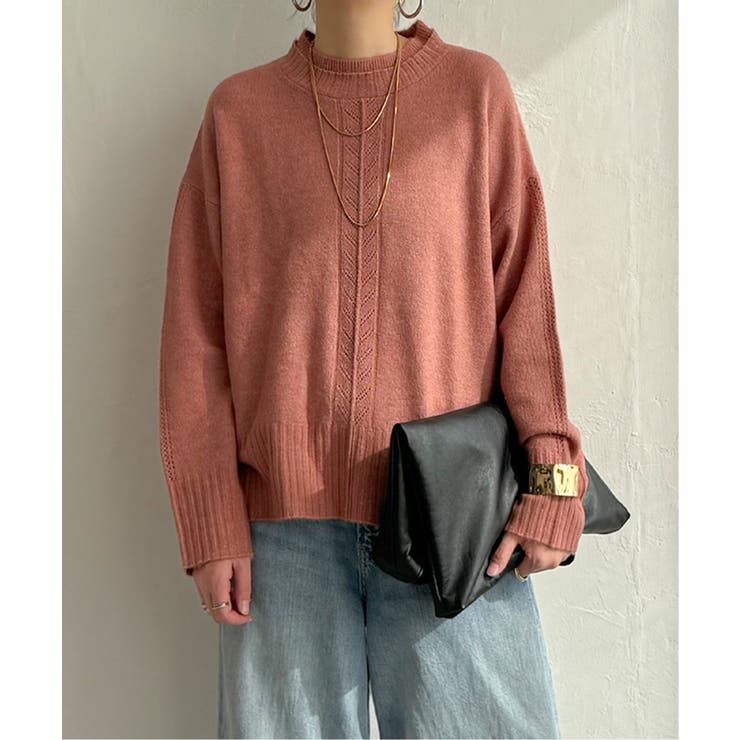 透かしラインバックスリットニット | Lbc with Life | 詳細画像35 