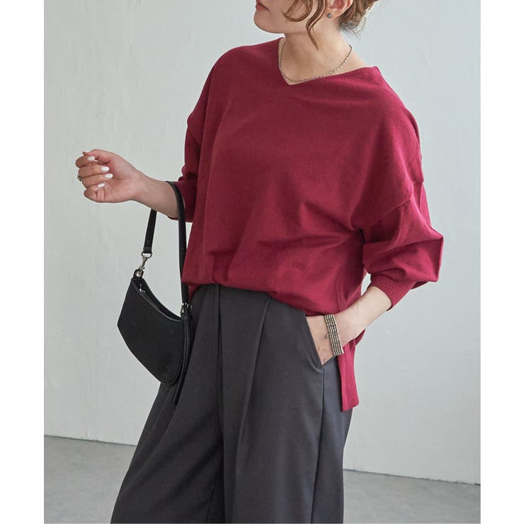 ソフトタッチアイレットVネックプルオーバー | Lbc with Life | 詳細画像6