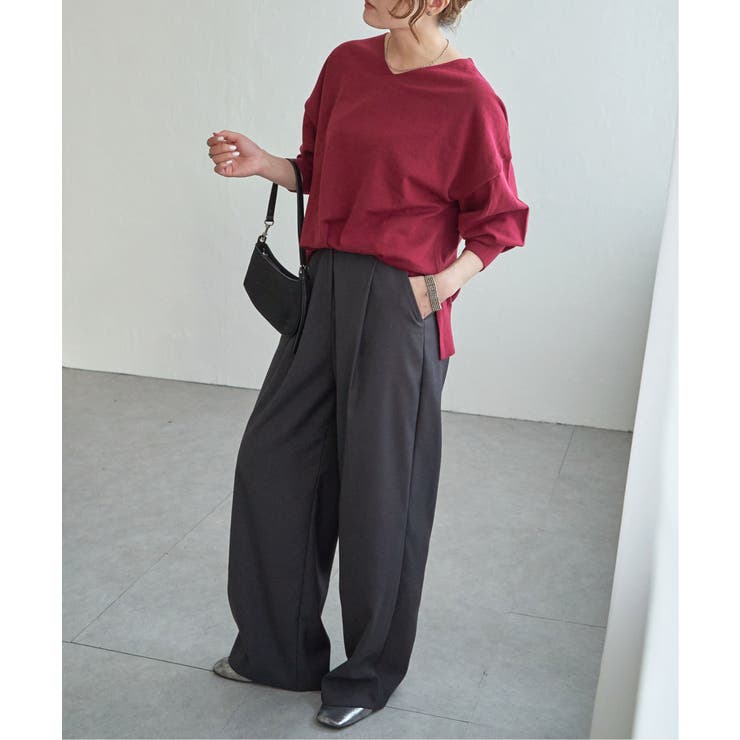 ソフトタッチアイレットVネックプルオーバー | Lbc with Life | 詳細画像8