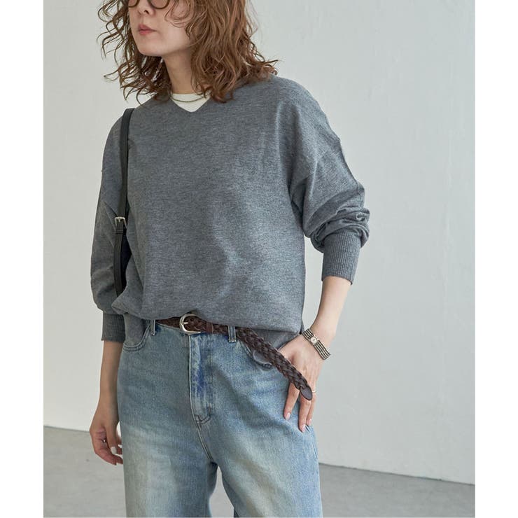 ソフトタッチアイレットVネックプルオーバー | Lbc with Life | 詳細画像9