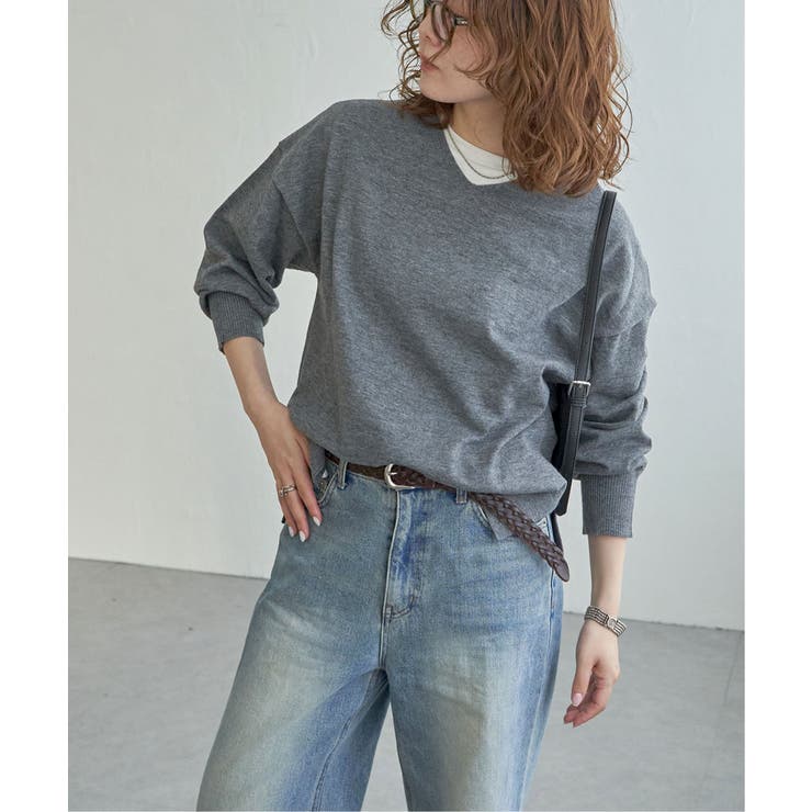 ソフトタッチアイレットVネックプルオーバー | Lbc with Life | 詳細画像10