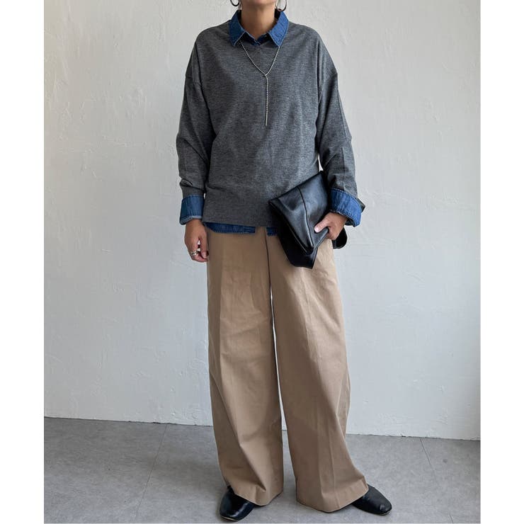 ソフトタッチアイレットVネックプルオーバー | Lbc with Life | 詳細画像13