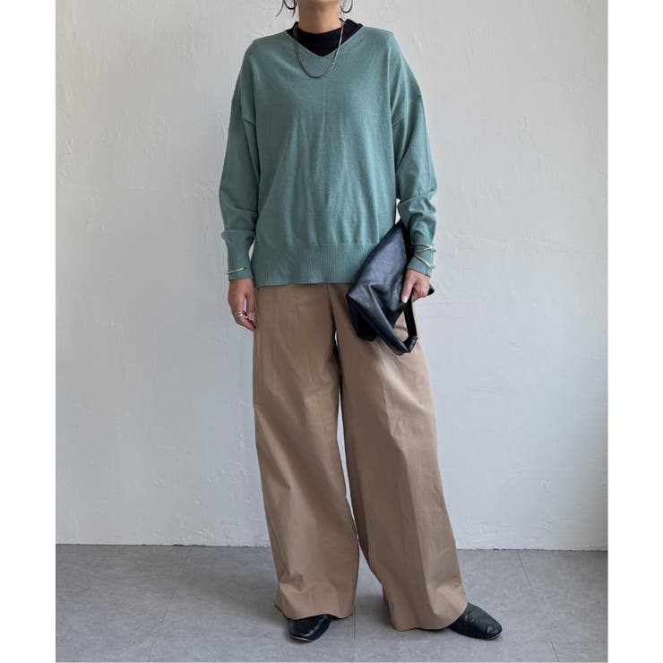 ソフトタッチアイレットVネックプルオーバー | Lbc with Life | 詳細画像21