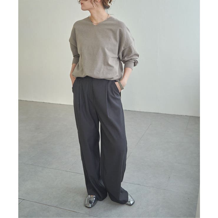 ソフトタッチアイレットVネックプルオーバー | Lbc with Life | 詳細画像25