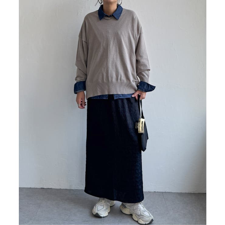 ソフトタッチアイレットVネックプルオーバー | Lbc with Life | 詳細画像29