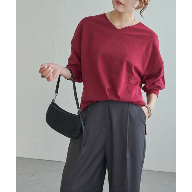 ソフトタッチアイレットVネックプルオーバー | Lbc with Life | 詳細画像5