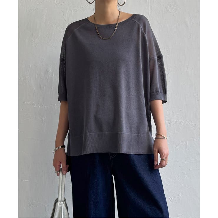 チャコール | シアーニットＴ | Lbc with Life