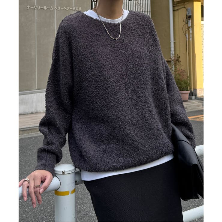 チャコール | トイプーニットプルオーバー | Lbc with Life