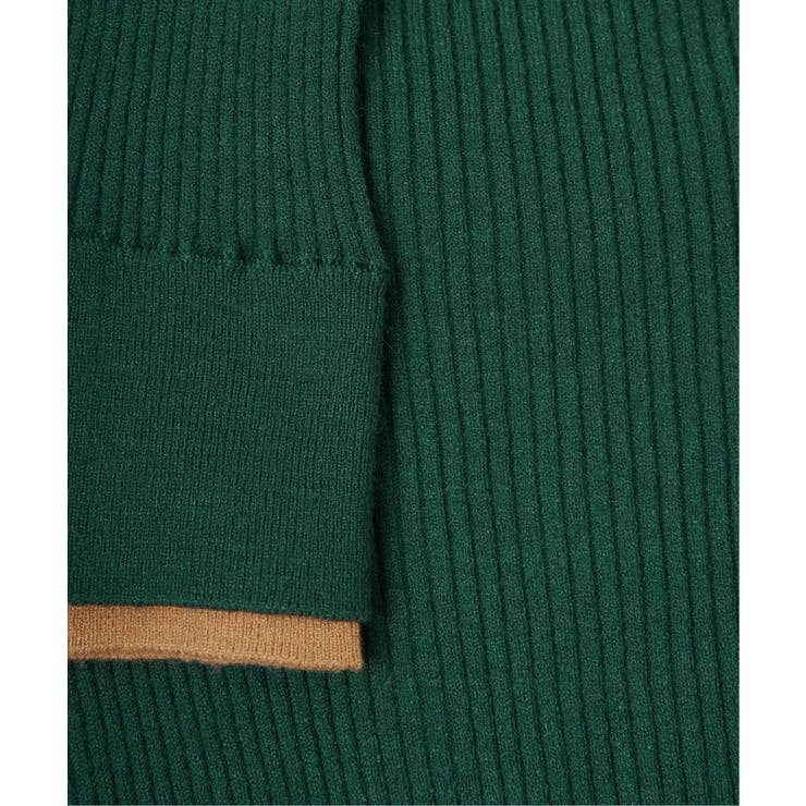 袖配色レイヤーリブニット | Lbc with Life | 詳細画像30 