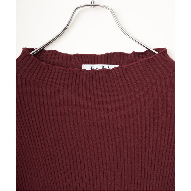 袖配色レイヤーリブニット | Lbc with Life | 詳細画像36 