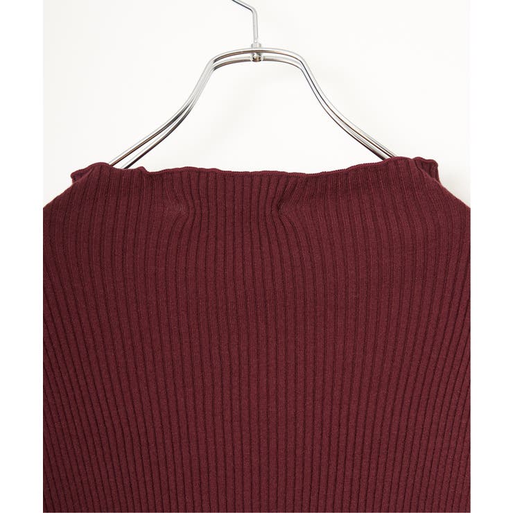 袖配色レイヤーリブニット | Lbc with Life | 詳細画像37 