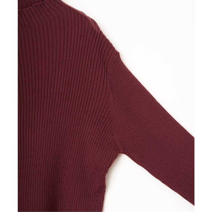 袖配色レイヤーリブニット | Lbc with Life | 詳細画像38 