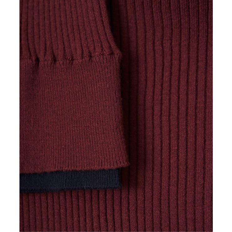 袖配色レイヤーリブニット | Lbc with Life | 詳細画像40 