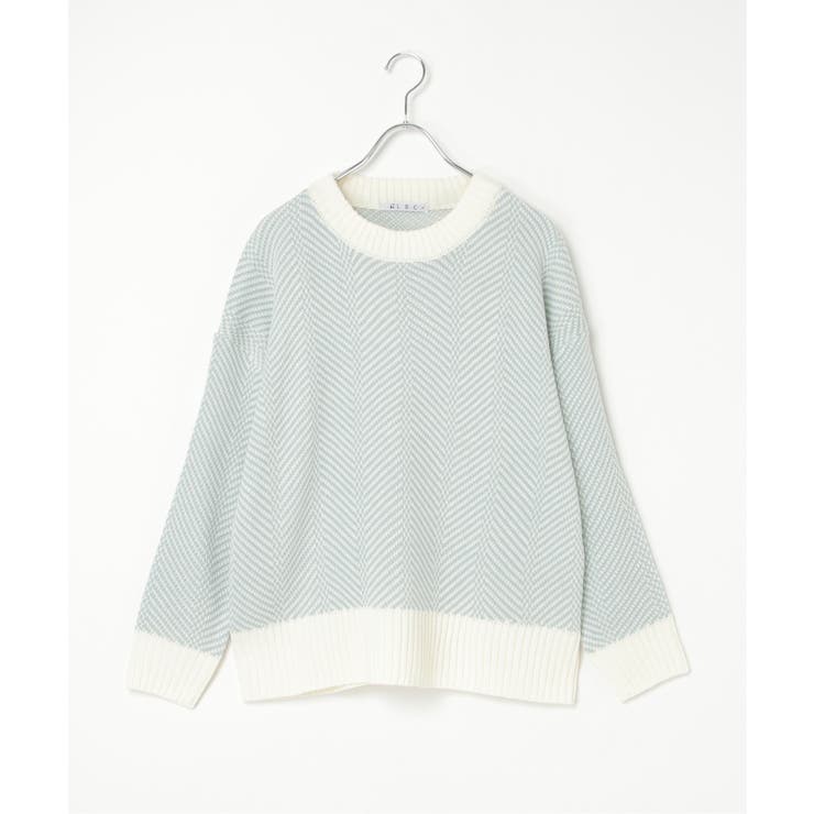 ヘリンボン柄ニットプルオーバー | Lbc with Life | 詳細画像14 