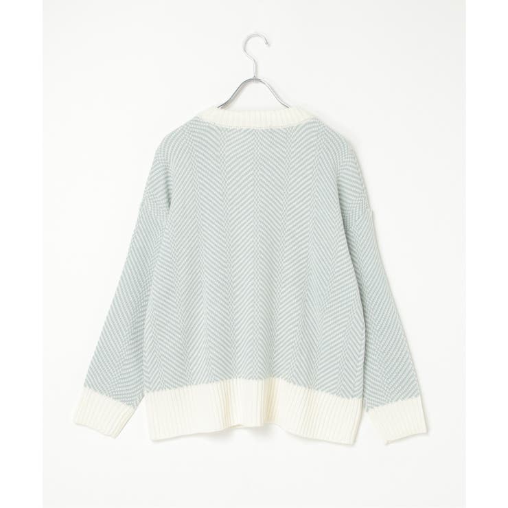 ヘリンボン柄ニットプルオーバー | Lbc with Life | 詳細画像15 